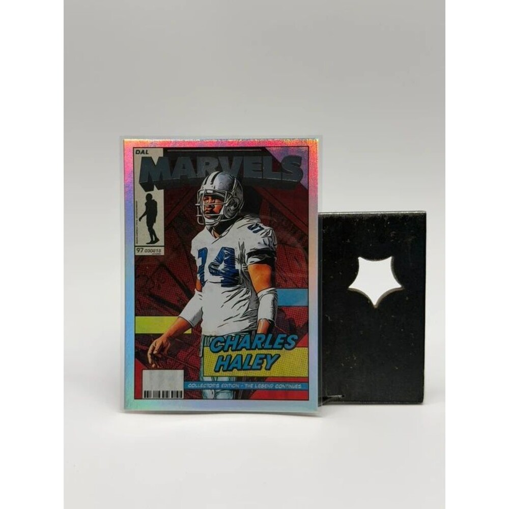 2026 Panini Decades 90s Pop Culture Charles Haley #MV-CH Marvels Holo Cowboys HO